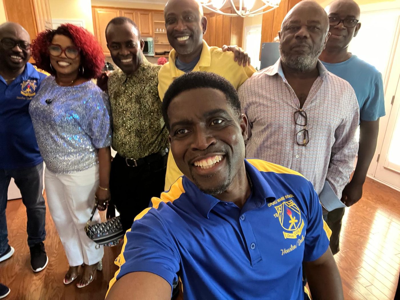 Akatakyie members and guests gathered indoors during the Carolina chapter's inaugural weekend